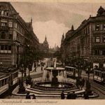 Frankfurt - Kaiserplatz mit Strassenbahn