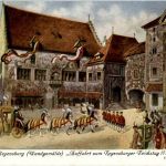 Regensburg - Auffahrt zum Regensburger Reichstag 1711