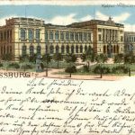 Strasbourg - Kaiser wilhelm Universität Litho