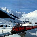 Andermatt mit Furka Oberalp Bahn - Eisenbahn
