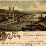 Gruss aus Zürich - Litho