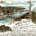 Gruss aus Zürich - Litho