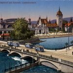 Zürich - Bahnhof mit Tram