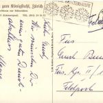 Zürich - Restaurant zum Königstuhl