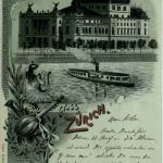 Gruss aus Zürich - Litho