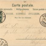 Gruss vom Albishorn - Litho