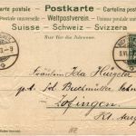 Richterswil - Litho Prägekarte