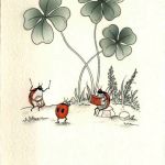 Marienkäfer - Kleeblatt