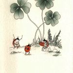 Marienkäfer - Kleeblatt