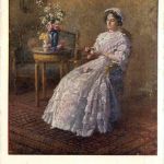 Ein blumengruss - sign. Karl Schuster