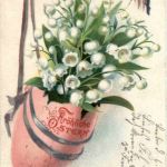 Ostern - Ei mit Blumen