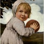 Kind mit dem Ball - Ludw. v. Zumbusch