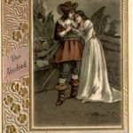 Der Abschied - Prägekarte