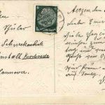 Blumen - Prägekarte