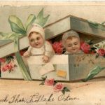 Kinder in Box - Prägekarte