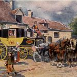 Französische Eilpost im Jahre 1840