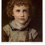 Ernst Stückelberg - Blondgelockter Knabe