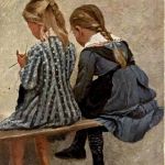 F. K. German Peasant children