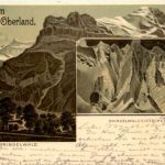 Gruss vom Berner Oberland - Grindelwald - Litho