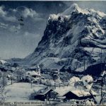 Grindelwald - Kirche und Wetterhorn