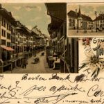 Gruss aus Thun - Litho