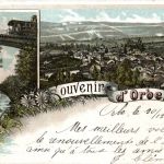 Souvenir d Orbe - Litho 1896