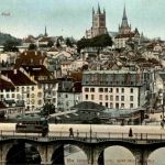 Lausanne - le grand Pont Tramway