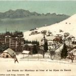 Les Avants sur Montreux en hiver