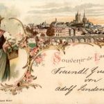 Souvenir de Lausanne - Litho