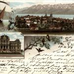 Souvenir de Lausanne - Litho