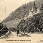 Terasse du Grand Hotel des Alpes a Territet