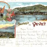 Souvenir de Vevey - Litho
