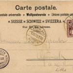 Souvenir de Vevey - Litho