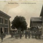 La Cure - Arrivee des voitures postales - Postkutsche