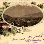 Souvenir d Aigle - Litho