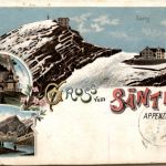 Gruss vom Säntis - Litho
