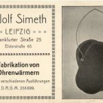 Leipzig - Adolf Simeth - Fabrikation von Ohrenwärmern