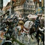 Frankfurt - Gustav Adolf während der Messezeit