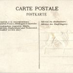 Alsacienne et Lorraine - Prägekarte mit Stoff