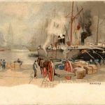 Anvers - Les Bassins - Litho