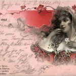 Frau - Litho