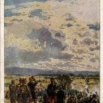 Beschiessung einer deutschen Taube