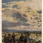 Beschiessung einer deutschen Taube