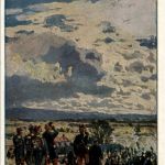 Beschiessung einer deutschen Taube