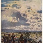 Beschiessung einer deutschen Taube