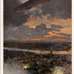 Zeppelin über Antwerpen