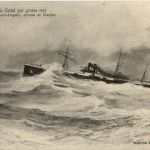 La Ville de la Ciotat par grosse mer