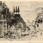 Wehlen - Burgruine mit Trommel