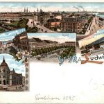 Gruss aus Ludwigshafen - Litho