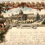 Gruss vom V. Sängerbundfest Stuttgart 1896 - Litho